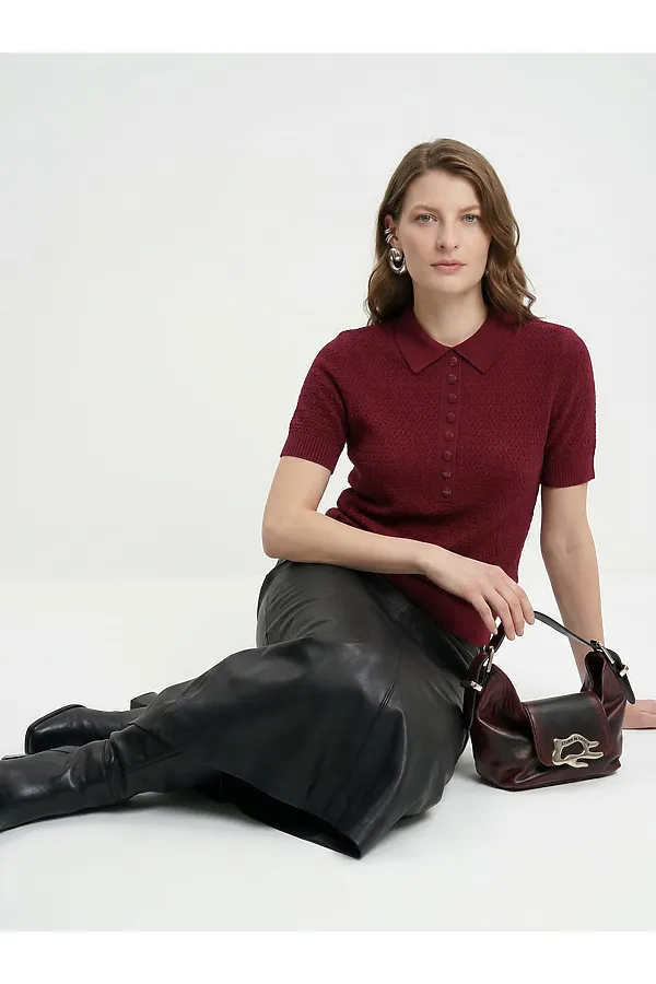 Джемпер NEWVAY, марсала - фото 2