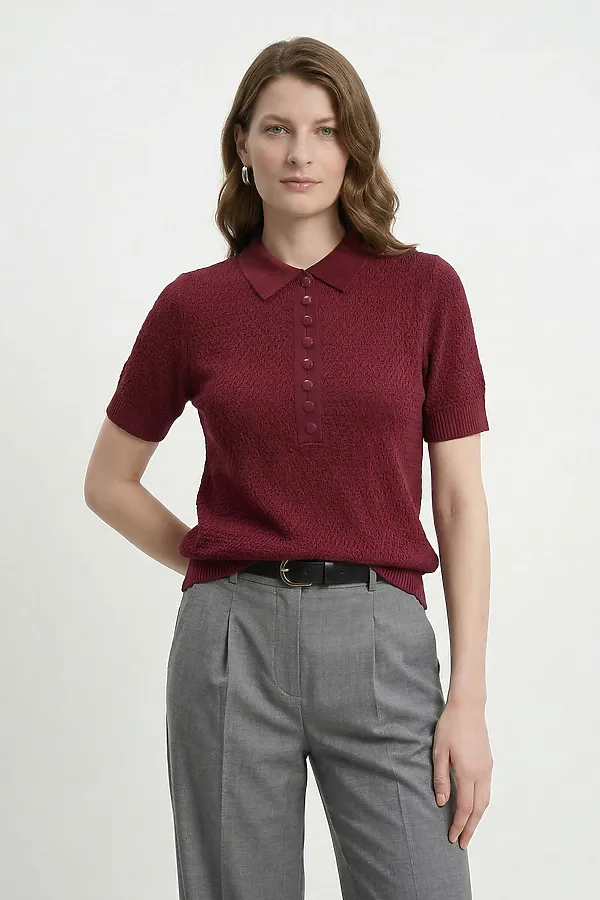 Джемпер NEWVAY, марсала - фото 2