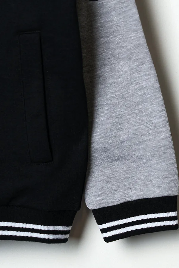 Комплект трикотажный для мальчиков: толстовка, брюки PLAYTODAY, черный,серый - фото 2