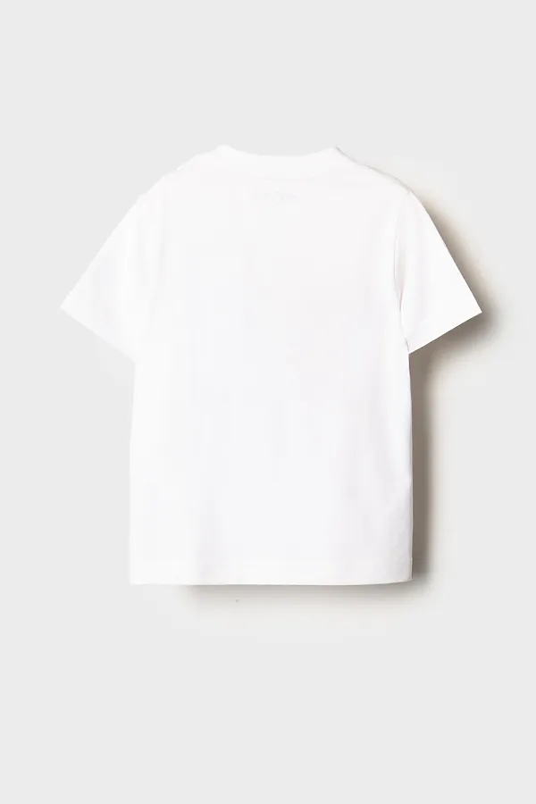 Джемпер детский трикотажный для мальчиков (футболка) PLAYTODAY, белый - фото 2