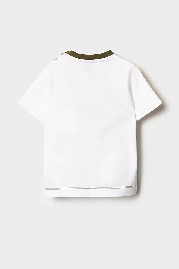 Джемпер детский трикотажный для мальчиков (футболка) PLAYTODAY, белый - фото 2