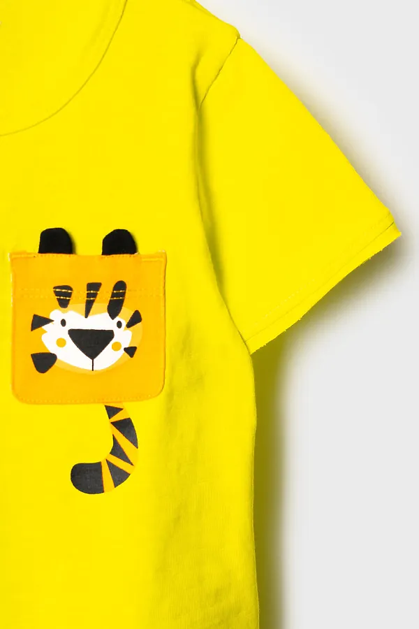 Комплект детский трикотажный для мальчиков: джемпер (футболка), шорты PLAYTODAY, разноцветный - фото 2