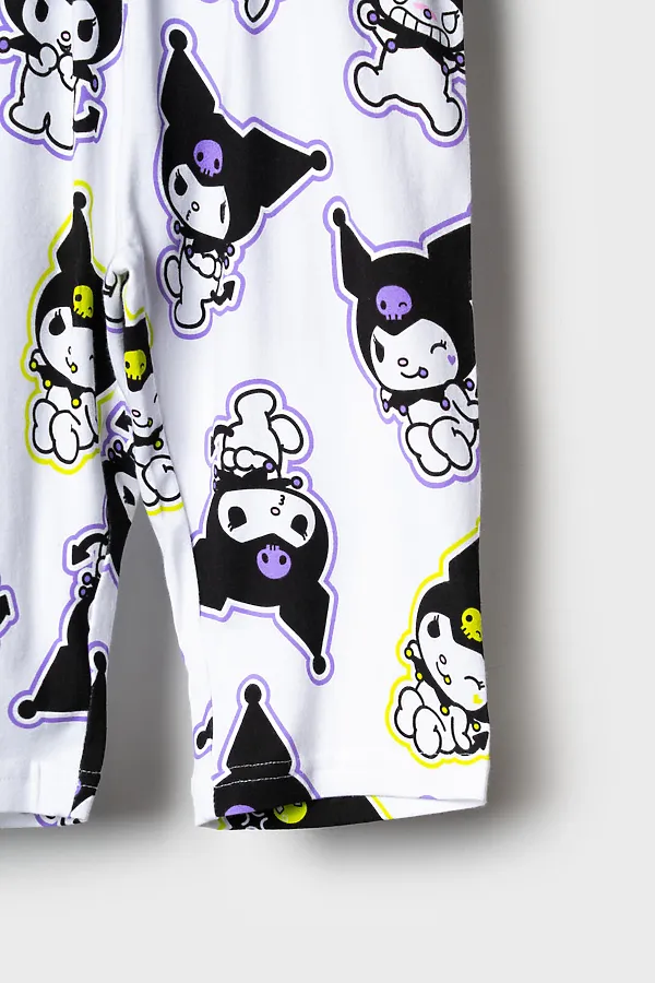 Брюки трикотажные для девочек (легинсы укороченные), 2 пары в комплекте PLAYTODAY, разноцветный - фото 2