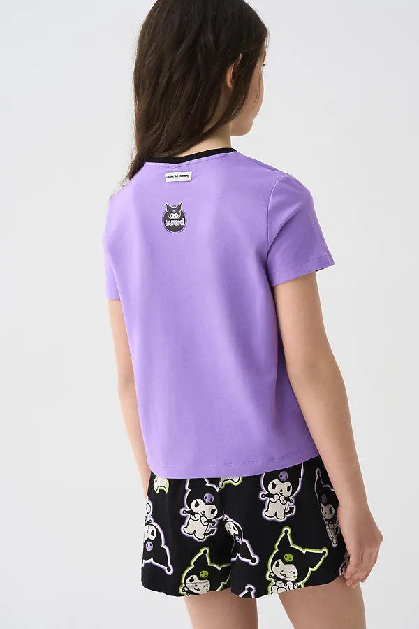 Шорты трикотажные для девочек PLAYTODAY, разноцветный - фото 2