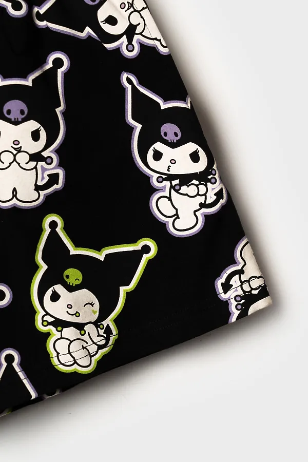 Шорты трикотажные для девочек PLAYTODAY, разноцветный - фото 2