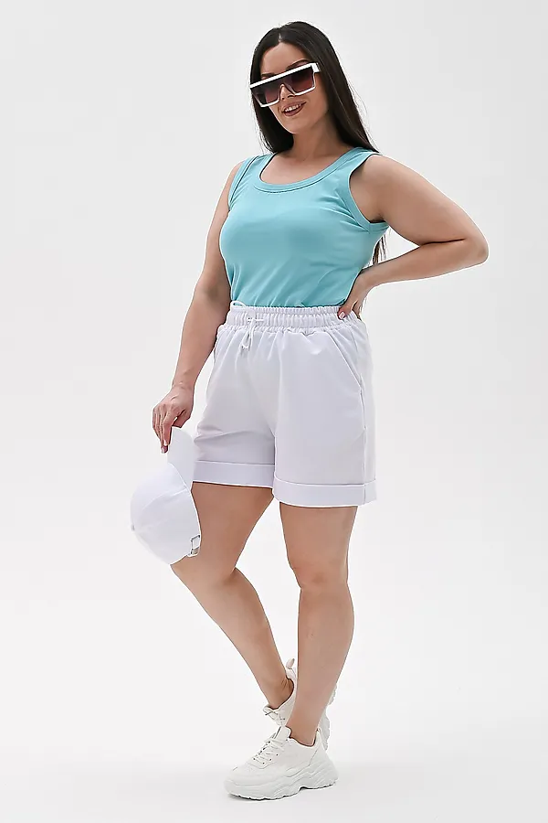 Шорты Мозаика НАТАЛИ, белый - фото 2