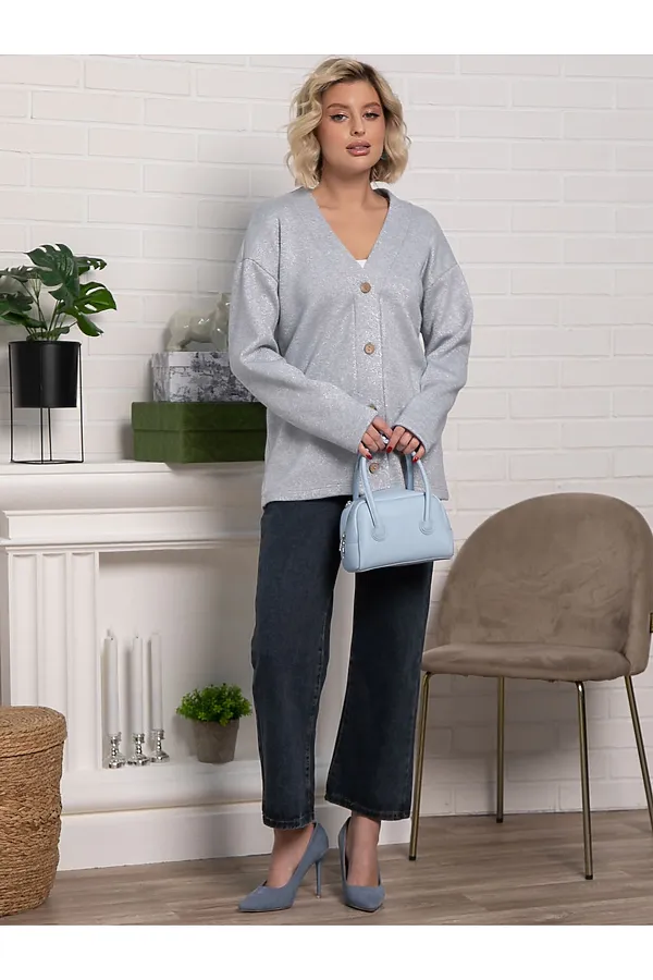 Кардиган Локвуд LADY TAIGA, голубой - фото 2