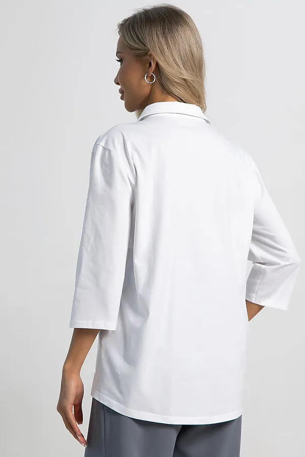 Блуза Сны луговых эльфов LADY TAIGA, белая - фото 2