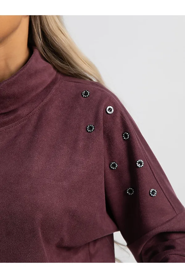 Джемпер Темп города LADY TAIGA, ягодный - фото 2