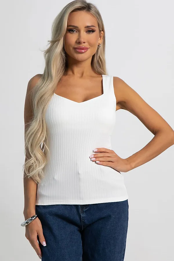 Топ Эстер LADY TAIGA, молочный - фото 2