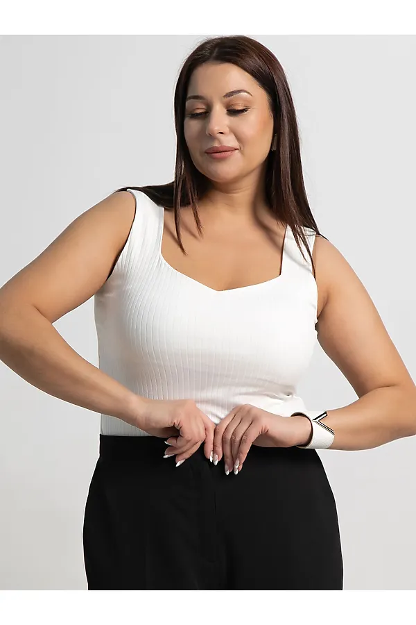 Топ Эстер LADY TAIGA, молочный - фото 2