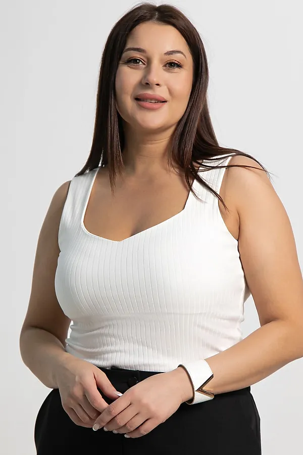 Топ Эстер LADY TAIGA, молочный - фото 2