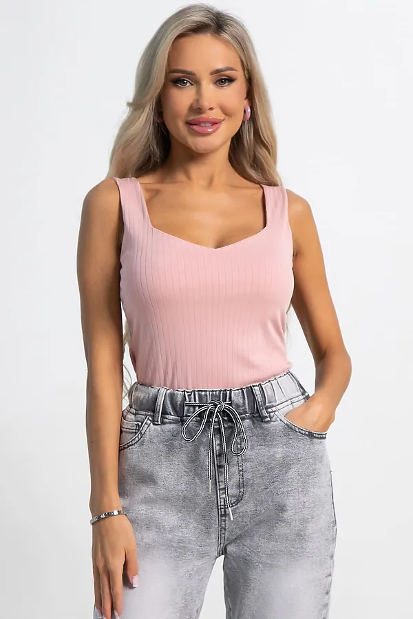 65% вискоза, 30% полиэстер, 5% эластан LADY TAIGA, пудра - фото 2