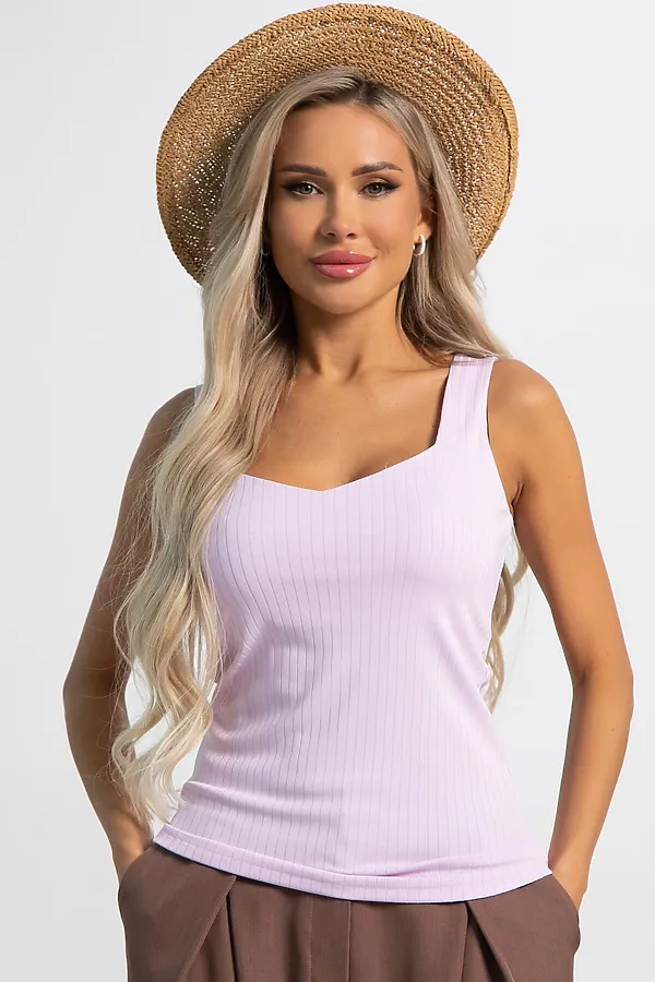 65% вискоза, 30% полиэстер, 5% эластан LADY TAIGA, лиловый - фото 2