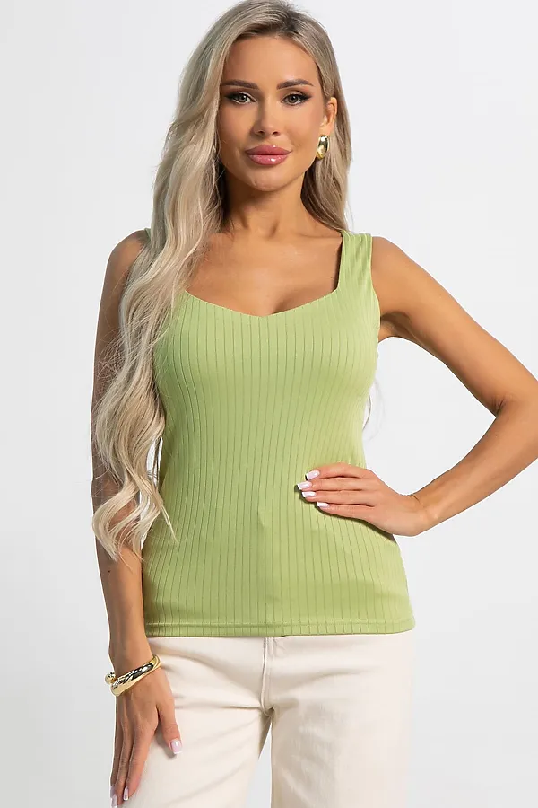 65% вискоза, 30% полиэстер, 5% эластан LADY TAIGA, олива - фото 2