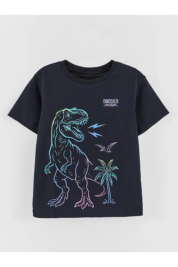 Футболка для мальчиков MARK FORMELLE, черный +печать7 - фото 2