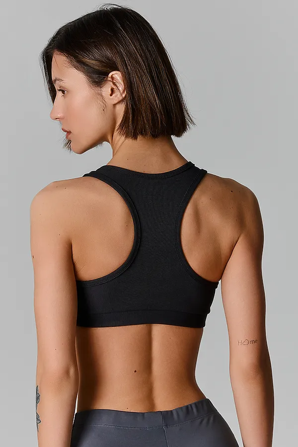 Топ женский для занятий спортом MARK FORMELLE, черный - фото 2