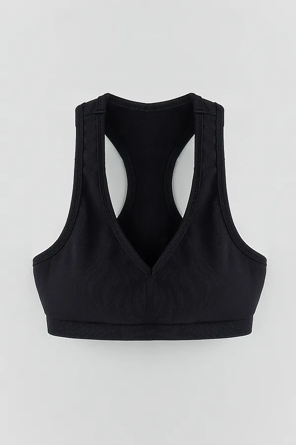 Топ женский для занятий спортом MARK FORMELLE, черный - фото 2