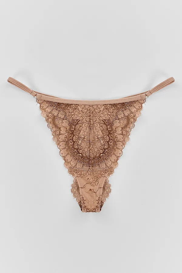 Трусы женские MARK FORMELLE, цветы на телесном - фото 2