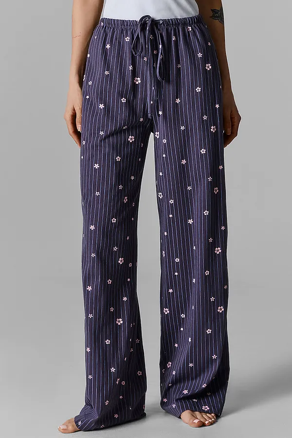 Брюки MARK FORMELLE, сакура на синем - фото 2