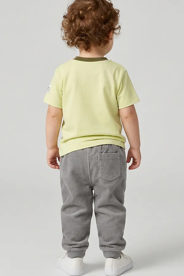 Джемпер детский трикотажный для мальчиков (футболка) PLAYTODAY, светло-зеленый - фото 2