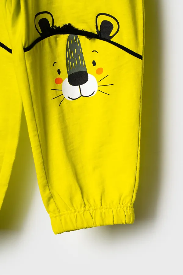 Комплект детский трикотажный для мальчиков: джемпер (футболка), брюки PLAYTODAY, разноцветный - фото 2