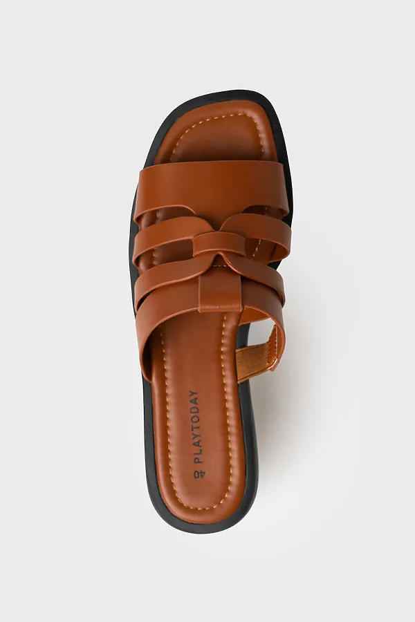 Сабо женские PLAYTODAY, коричневый - фото 2