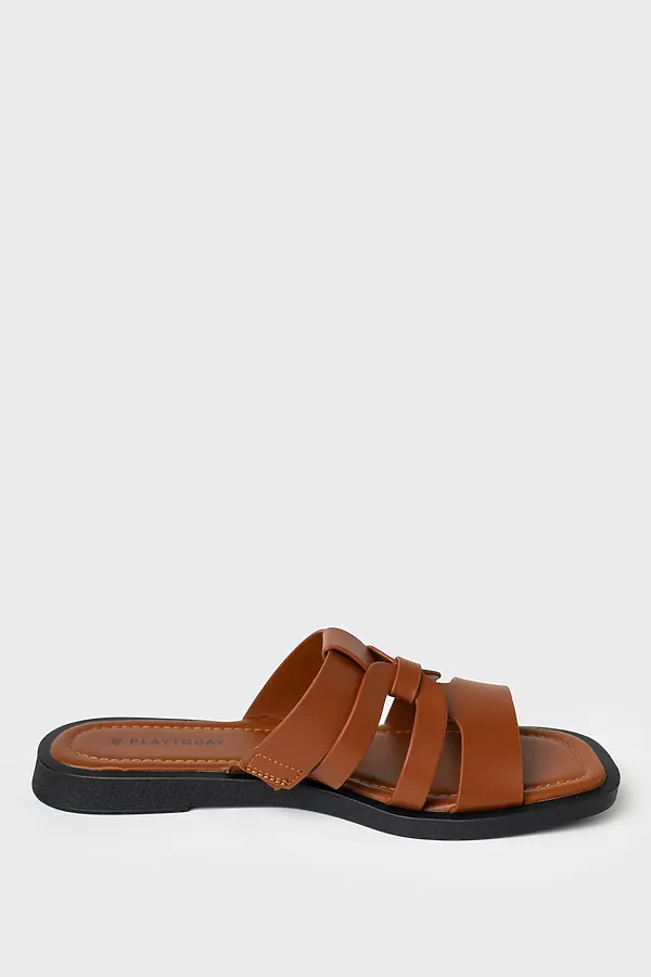 Сабо женские PLAYTODAY, коричневый - фото 2
