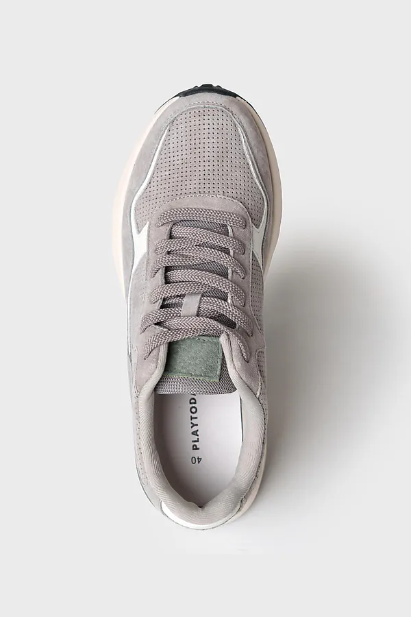 Полуботинки женские PLAYTODAY, серый,зеленый - фото 2