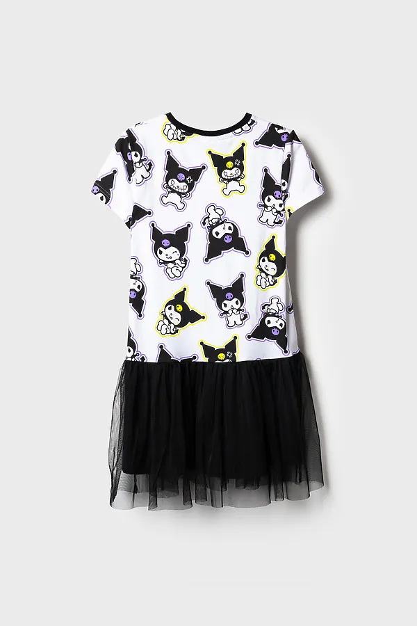 Платье трикотажное для девочек PLAYTODAY, разноцветный - фото 2