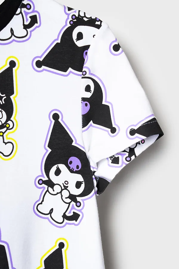 Платье трикотажное для девочек PLAYTODAY, разноцветный - фото 2