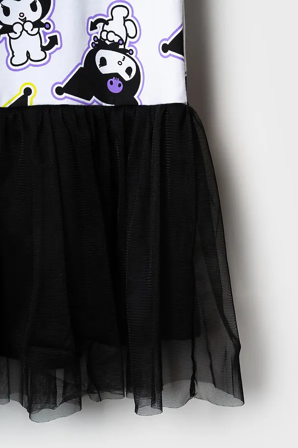 Платье трикотажное для девочек PLAYTODAY, разноцветный - фото 2