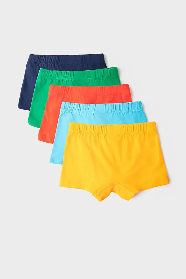 Трусы трикотажные для мальчиков - боксеры, 5 шт в комплекте PLAYTODAY, разноцветный - фото 2