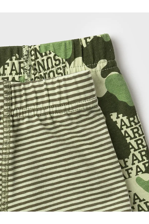 Трусы трикотажные для мальчиков - боксеры, 2 шт в комплекте PLAYTODAY, темно-зеленый,светло-зеленый,зеленый - фото 2