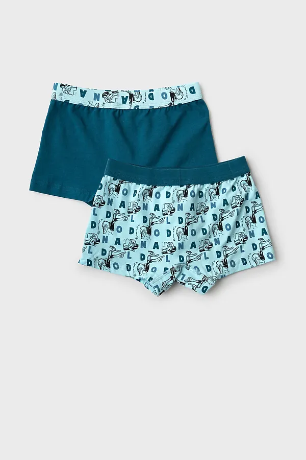 Трусы трикотажные для мальчиков - боксеры, 2 шт в комплекте PLAYTODAY, разноцветный - фото 2