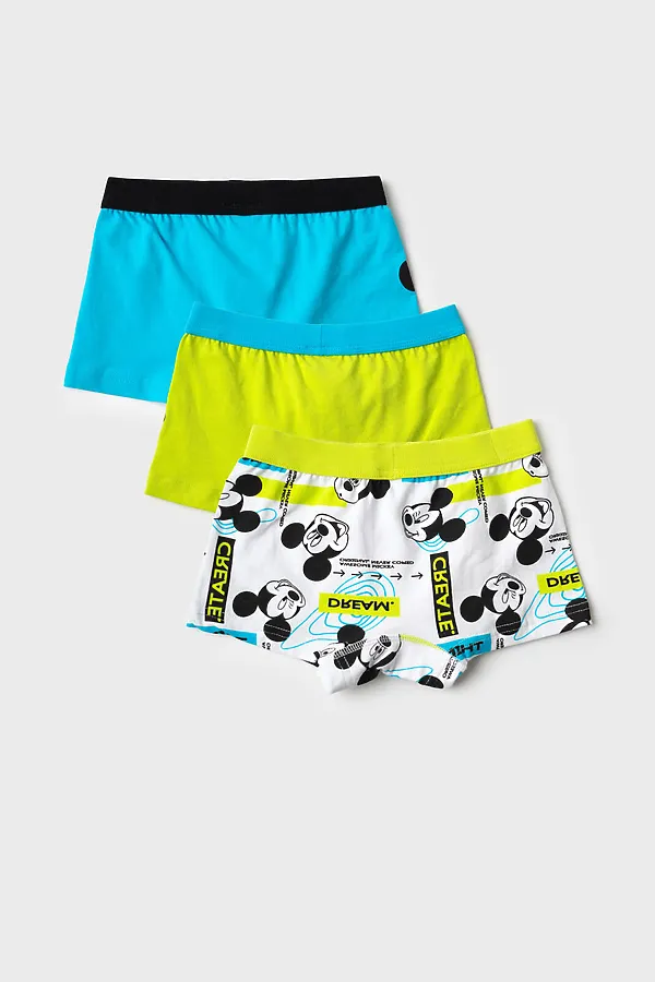 Трусы трикотажные для мальчиков - боксеры, 3 шт в комплекте PLAYTODAY, разноцветный - фото 2
