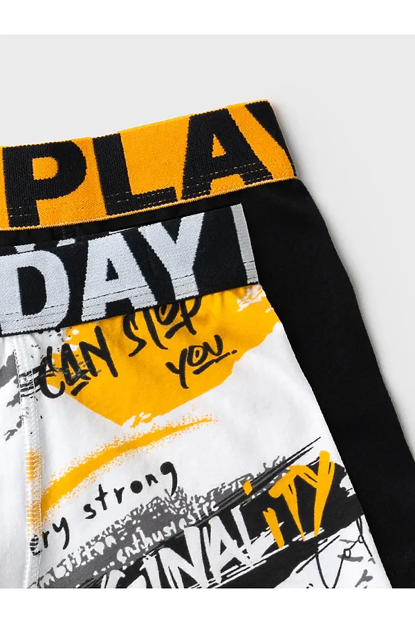 Трусы трикотажные для мальчиков - боксеры, 2 шт в комплекте PLAYTODAY, разноцветный - фото 2