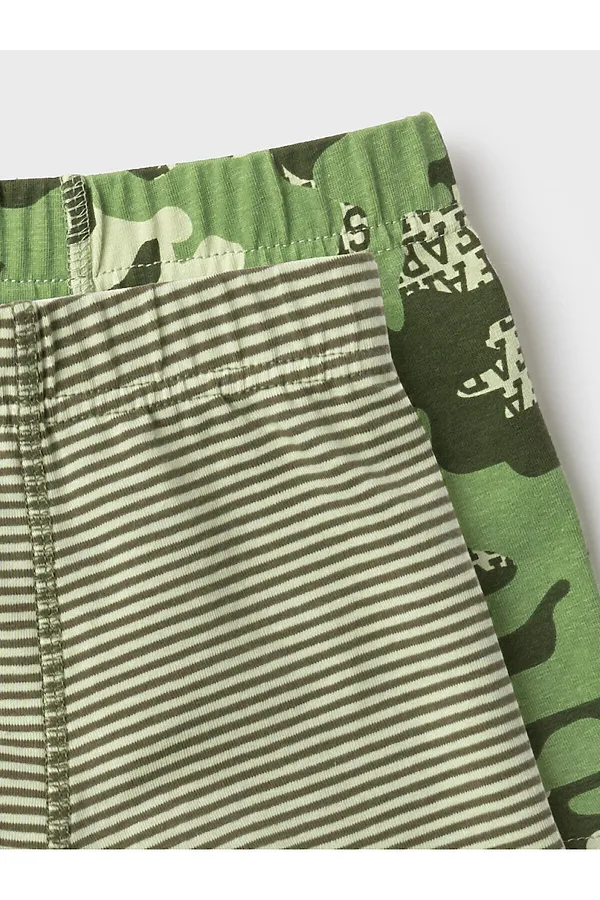 Трусы трикотажные для мальчиков - боксеры, 2 шт в комплекте PLAYTODAY, темно-зеленый,светло-зеленый,зеленый - фото 2