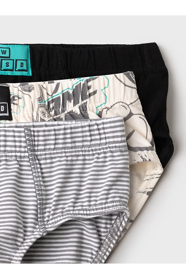 Трусы трикотажные для мальчиков - брифы, 3 шт в комплекте PLAYTODAY, разноцветный - фото 2