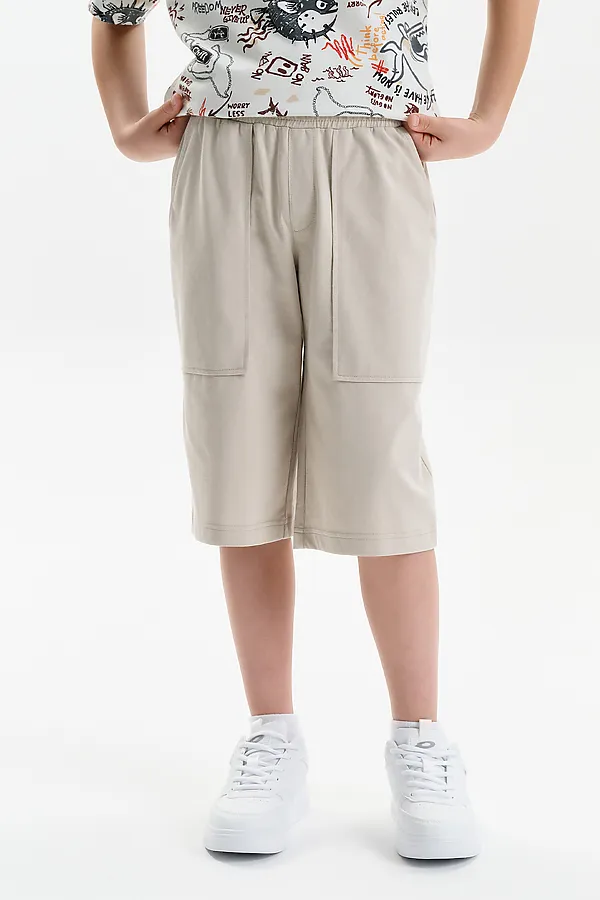 Шорты для мальчика PELICAN, светло-серый - фото 2