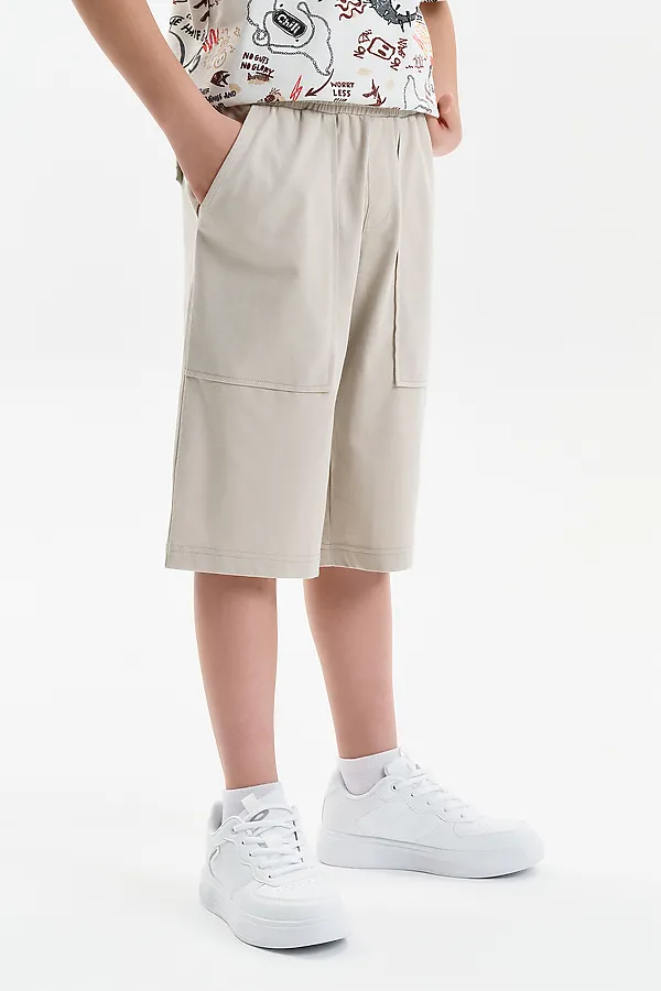 Шорты для мальчика PELICAN, светло-серый - фото 2