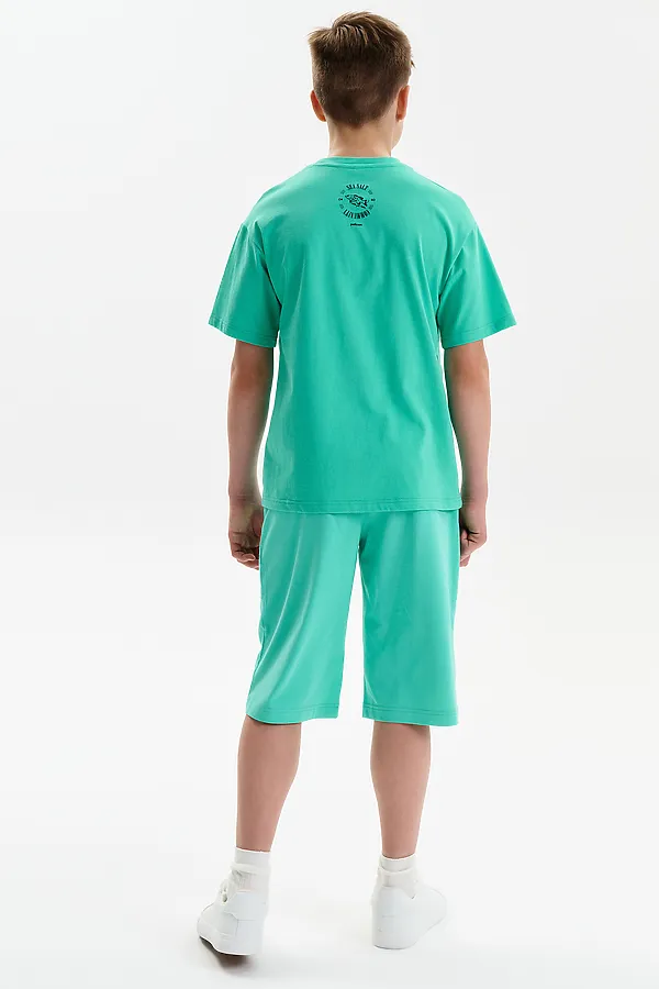 Шорты для мальчика PELICAN, ментол - фото 2