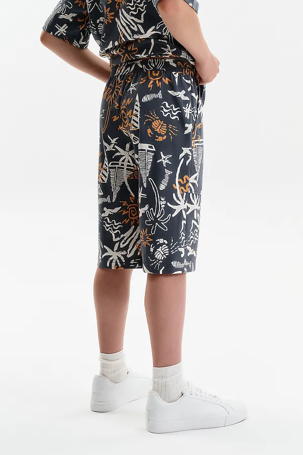 Шорты для мальчика PELICAN, серый - фото 2