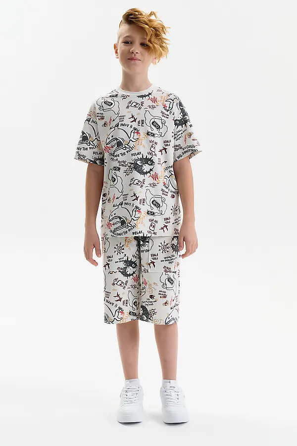 Шорты для мальчика PELICAN, молочный - фото 2