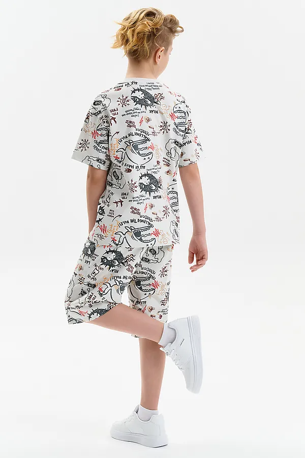 Шорты для мальчика PELICAN, молочный - фото 2