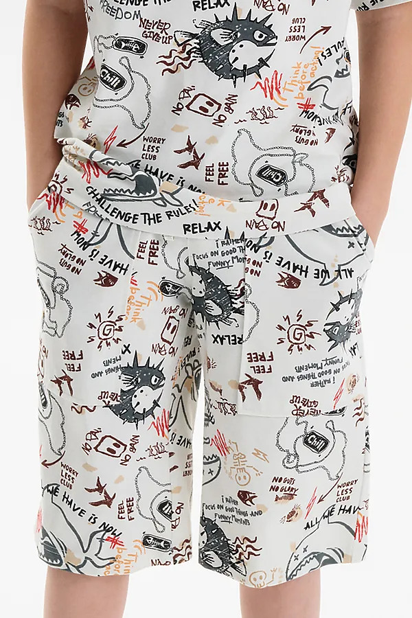 Шорты для мальчика PELICAN, молочный - фото 2