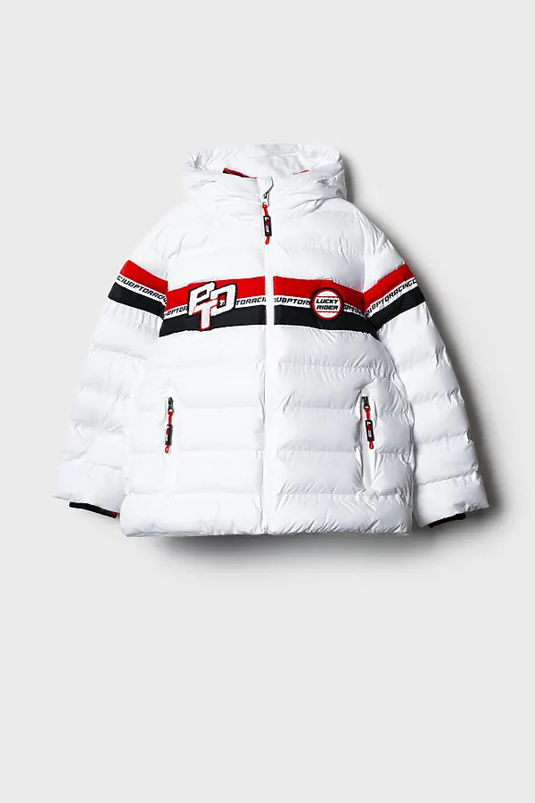 Куртка текстильная с полиуретановым покрытием для мальчиков PLAYTODAY, белый,черный,красный - фото 2