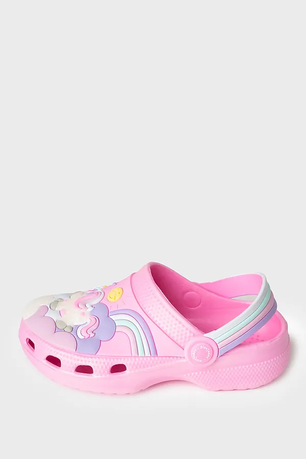 Сабо для девочек PLAYTODAY, розовый - фото 2