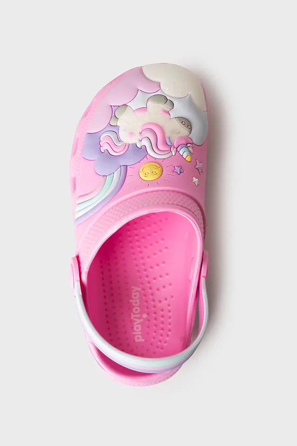Сабо для девочек PLAYTODAY, розовый - фото 2