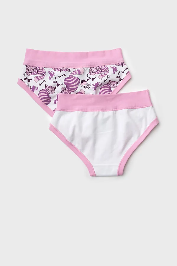 Трусы трикотажные для девочек, 2 шт в комплекте PLAYTODAY, разноцветный - фото 2